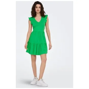 Oblečení a móda ONLY Letní šaty May 15226992 Zelená Regular Fit S
