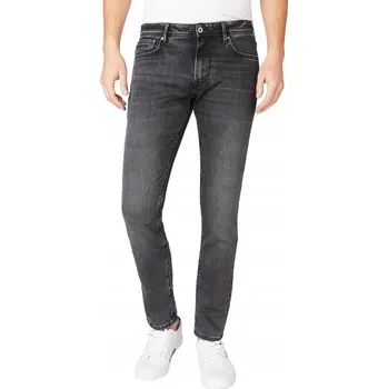 Pánské džíny PEPE JEANS PÁNSKÉ ČERNÉ DŽÍNY ROVNÉHO STŘIHU 28/32 2Z4D4_A*