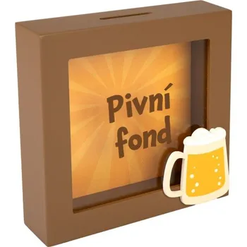 Pokladnička Albi 3D pokladnička v rámečku - Pivní fond