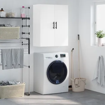 Příborník do zásuvky Nástěnná skříňka bílá 69,5 x 34 x 90 cm - 8720845944216