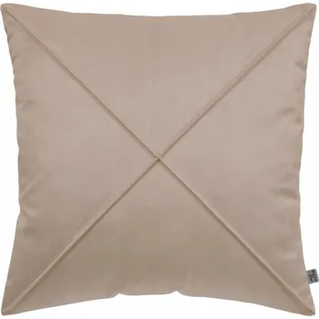 Polštář DEKORAČNÍ POVLEČENÍ na polštář VELUR samet béžová béžové BÉŽOVÝ X 50x50