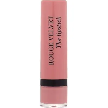 Rtěnka BOURJOIS Paris Rouge Velvet The Lipstick matná klasická rtěnka 2.4 g odstín 47 Rose Brûlé