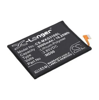 Baterie pro mobilní telefon Baterie pro Motorola T2173-3, 5000 mAh, Cameron Sino CS-MXG310SL