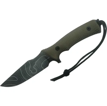 lovecký nůž ANV (ACTA NON VERBA KNIVES) ANV M311 Spelter - Elmax DLC Topo, Kydex Sheath Black, Micarta Olive taktický nůž