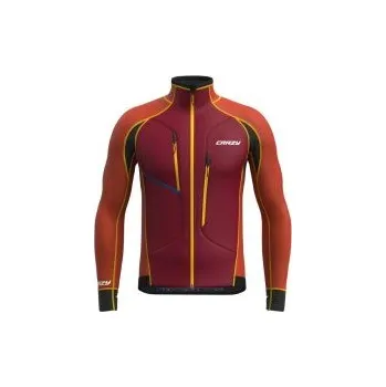 Pánská mikina Crazy Idea Pull Acceleration Man brick XL; Červená mikina + DÁREK DLE VÝBĚRU!