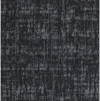 Koberec Lano kobercové čtverce MATRIX O 800 černo-šedý