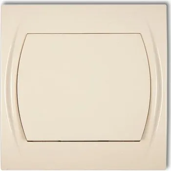 vypínač Jednopólový vypínač Klasik Karlik, béžové odstíny 1LWP-1