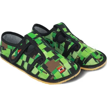 Chlapecká obuv Crave Barefoot přezůvky Cubes Velikost: 32