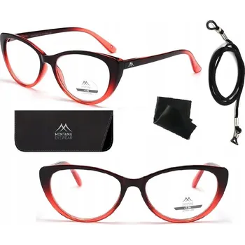 Dámské dioptrické brýle na čtení a k počítači + šňůrka + Pouzdro +3.0