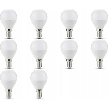 Žárovka LED žárovka Kulička 7W Malý Závit E14 Teplá Bílá 3000K SADA 10 Ks