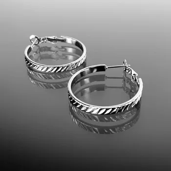 Náušnice Ocelové náušnice č. 1190