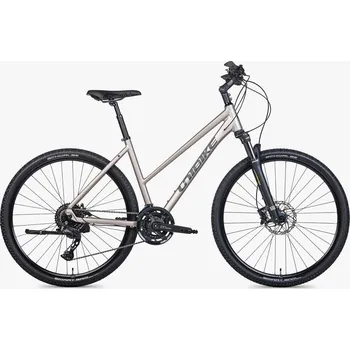 Jízdní kolo Krosové kolo Unibike VIPER, rám 17 palců, kola 28", béžové