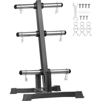 Stojan na činky , stojan na činky s rámem L pro 2palcové činky, standardní stojan na činky, nosnost 1000 liber, držák na činky do domácí posilovny, černý