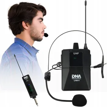Mikrofon Bezdrátový headset s mikrofonem DNA UWH 1