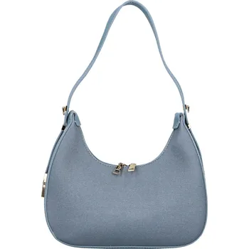 Kabelka Stylová dámská koženková kabelka na rameno Agatha, džínově modrá