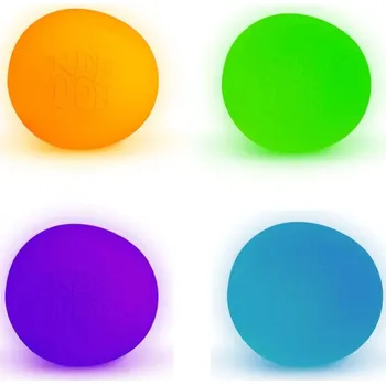 Schylling - Mačkací neonový míček Needoh 1 ks Fialová