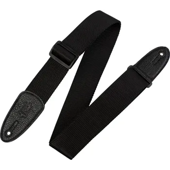 Příslušenství pro strunný nástroj Levy's Heavy Weight Poly Black Kytarový pás