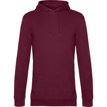 Pánská mikina B&C Pánská mikina s kapucí #Hoodie Barva: Vínová, Velikost: XXL