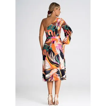 Oblečení a móda FIGL Šaty M961 Barevná Regular Fit M