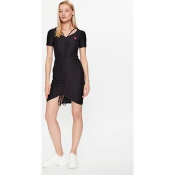 Oblečení a móda Guess Každodenní šaty Delma V3YK05 KBOA2 Černá Slim Fit M