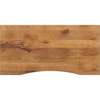 Psací stůl Stolní deska s výřezem 110x60x2,5 cm masivní hrubý mangovník - 8721012089440