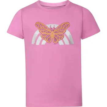 Chlapecké tričko Dětské bavlněné triko ALPINE PRO Sumeko fialové Velikost: 152-158