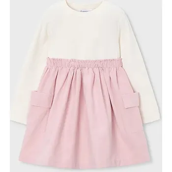 Dívčí šaty Dívčí šaty Mayoral 4930.6N.Mini.9BYA růžová 30X, vel. 140