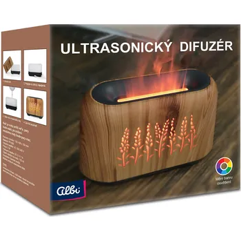 Elektrický aroma difuzér Albi Ultrasonický difuzér mini Levandule