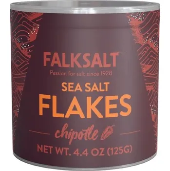 Koření Falksalt Chipotle mořská vločková sůl Falksalt, 125g