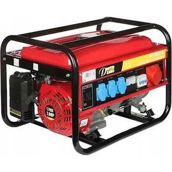 Elektrocentrála Benzínový stacionární jednofázový generátor proudu Dynamo 3000 W