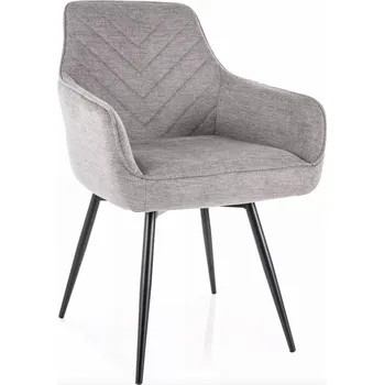 Křeslo Otočné jídelní křeslo Servio Brego šedé/černé