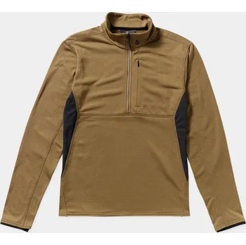 Pánská mikina Volcom Gridlock Mock (bronze) S, hnědá