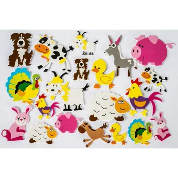 Hračka FANDY Samolepky pěnové 25 farma