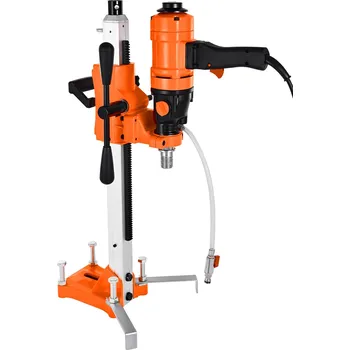 Vrtačka Vevor Jádrová vrtačka 200 mm, 2v1 rukou a na stojanu, 1500 W, 1000/2250 rpm