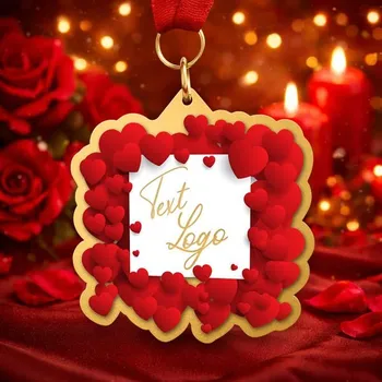 Poháry Bauer Kovová medaile ekoMDMVALM01 | Valentýn