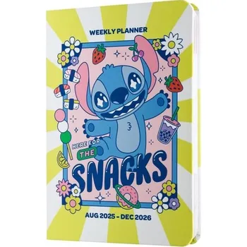 Kalendář Kapesní kalendář Grupo Erik, kalendář Disney Stitch 2026, školní plánovač, roční kalendář 2026,