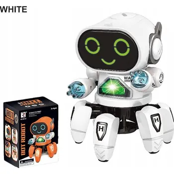 Obraz Interaktivní LED Robot Pioneer Dancing pro děti, bílý