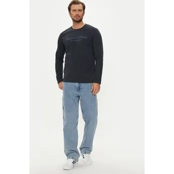 Pánské tričko Marc O'Polo S dlouhým rukávem 426 2012 52152 Tmavomodrá Regular Fit M