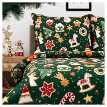 Vánoční mikrovláknové povlečení | GRINCHY | s vánočním motivem | 200x220 cm | 858586