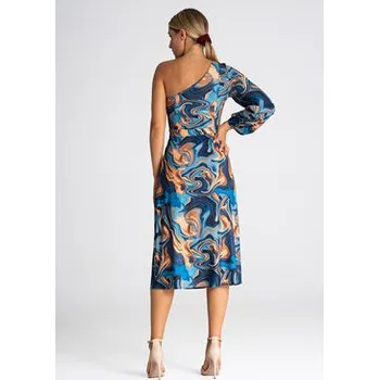 Oblečení a móda FIGL Šaty M962 Barevná Regular Fit L