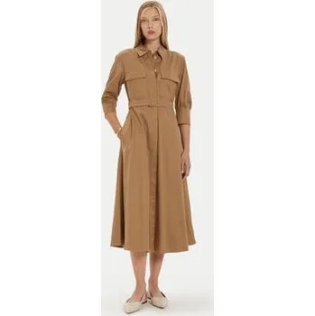 Dámské šaty Marella Košilové šaty Fiemme1 2423226251 Béžová Regular Fit 44