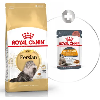 Krmivo pro kočku ROYAL CANIN FBN Cat Persian 10 kg + FBN Cat Hair&Skin Gravy 12x85 g