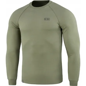 Pánská mikina Pánská Bavlněná mikina M-Tac Athlete bez kapuce - světle olivová 3XL