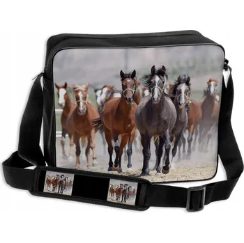 Kabelka VELKÁ TAŠKA A4 KŮŇ 48 KONĚ CVAL STÁDO ŠKOLNÍ