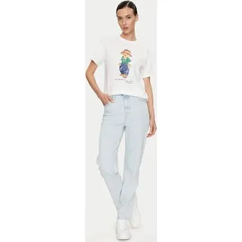 Pánská móda Polo Ralph Lauren T-Shirt 211935615001 Bílá Regular Fit XS