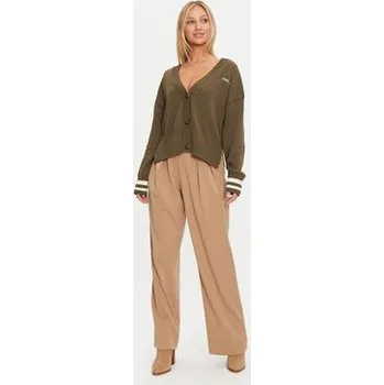 Dámský svetr Guess Jeans Kardigan W4BR81 Z3HM1 Khaki Regular Fit XL