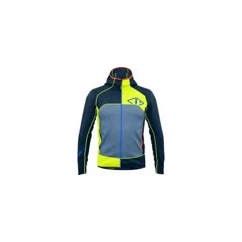 Pánská mikina Crazy Idea Pull Resolution Man energy-blue M; Modrá mikina + DÁREK DLE VÝBĚRU!