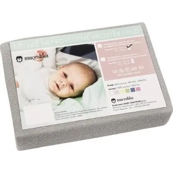 Prostěradlo Prostěradlo Maceshka Prostěradlo froté 140x70cm šedá