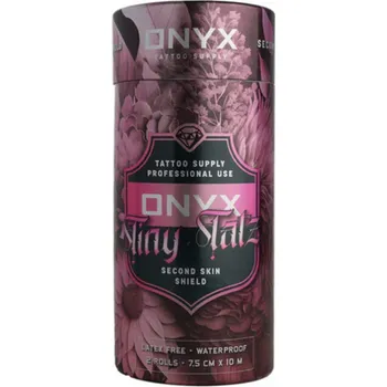 Náplast Onyx Tattoo Supply Onyx Second Skin Tiny Tatz ochranná fólie 2 x 7,5 cm x 10 m