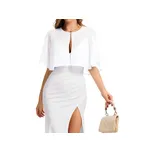 Dámský bílý šátek Bbonlinedress